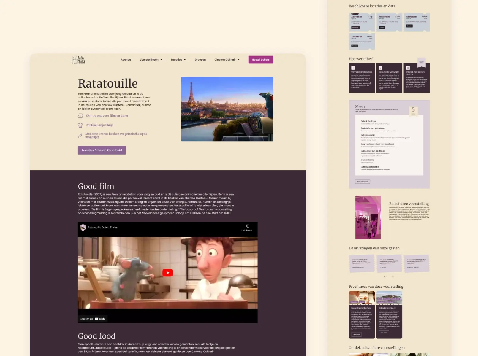 Afbeelding van een pagina van cinema culinair